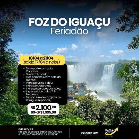 Feriadão em Foz do Iguaçu - Foto 1